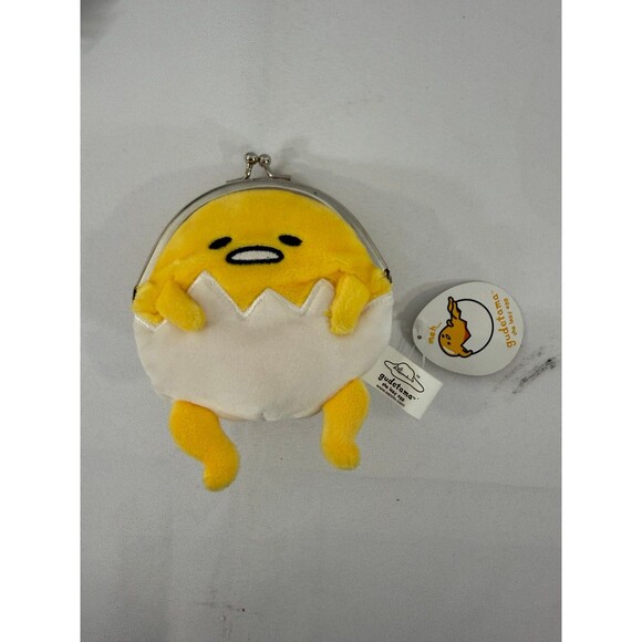 GUND Sanrio Gudetama The Lazy Egg Coin Purse NWT! - Picture 1 of 5